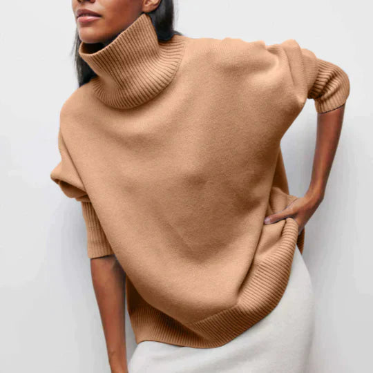 Oversized Trui voor Vrouw Chloe Stijl Warm