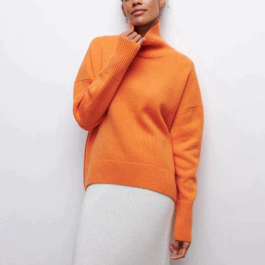 Oversized Trui voor Vrouw Chloe Stijl Warm