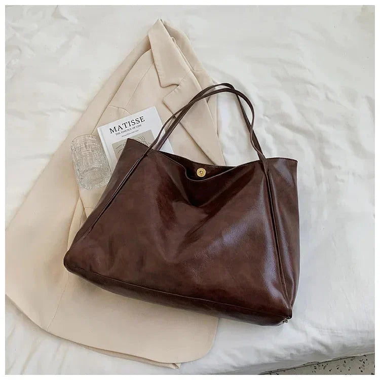 Vegan Leer Shopper Tas Dames Groot en Stijlvol - StudioMarella
