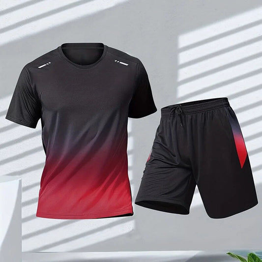 Tweedelige Sportset Heren met Kleurverloop Fashion Design - StudioMarella
