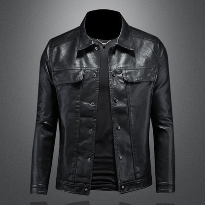 Leren Herenjack - Stoere Classic Style Voorjaar en Herfst