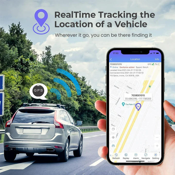MicroMag Tracker - Mini Magnetische GPS Tracker - Realtime Locatie Volgen