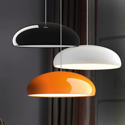Hanglamp Rond Glanzend Metaal Nordic Design LED Eettafel