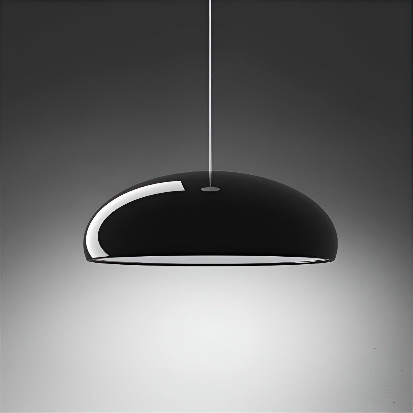 Hanglamp Rond Glanzend Metaal Nordic Design LED Eettafel
