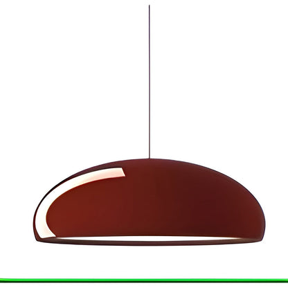 Hanglamp Rond Glanzend Metaal Nordic Design LED Eettafel