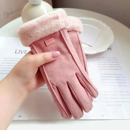Touchscreen Winterhandschoenen Dames – Winddicht en Warm met Wolvoering voor Smartphone Gebruik