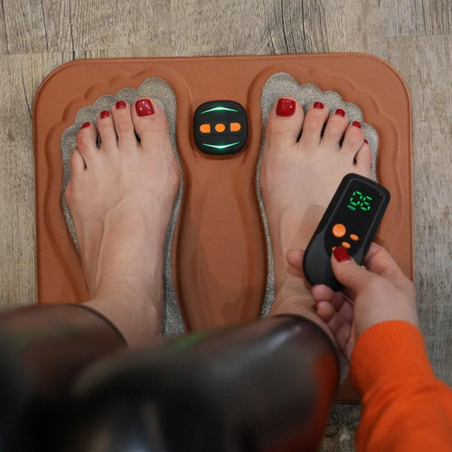 Voetmassage Apparaat met NMES Technologie Elektrische Stimulatie voor Voeten Zenuwstimulator met Afstandsbediening Thuis Voetverzorging