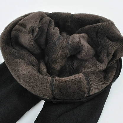 Dames Legging Warm Fleece Hoge Taille Comfortabel Thermisch