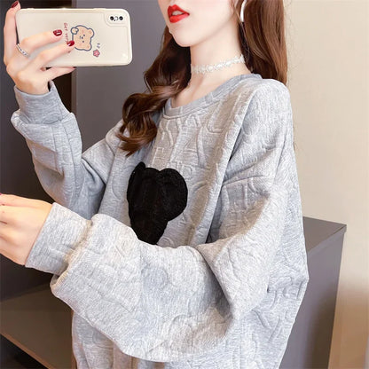 Mickey Mouse T-shirt Vrouw Los Fit