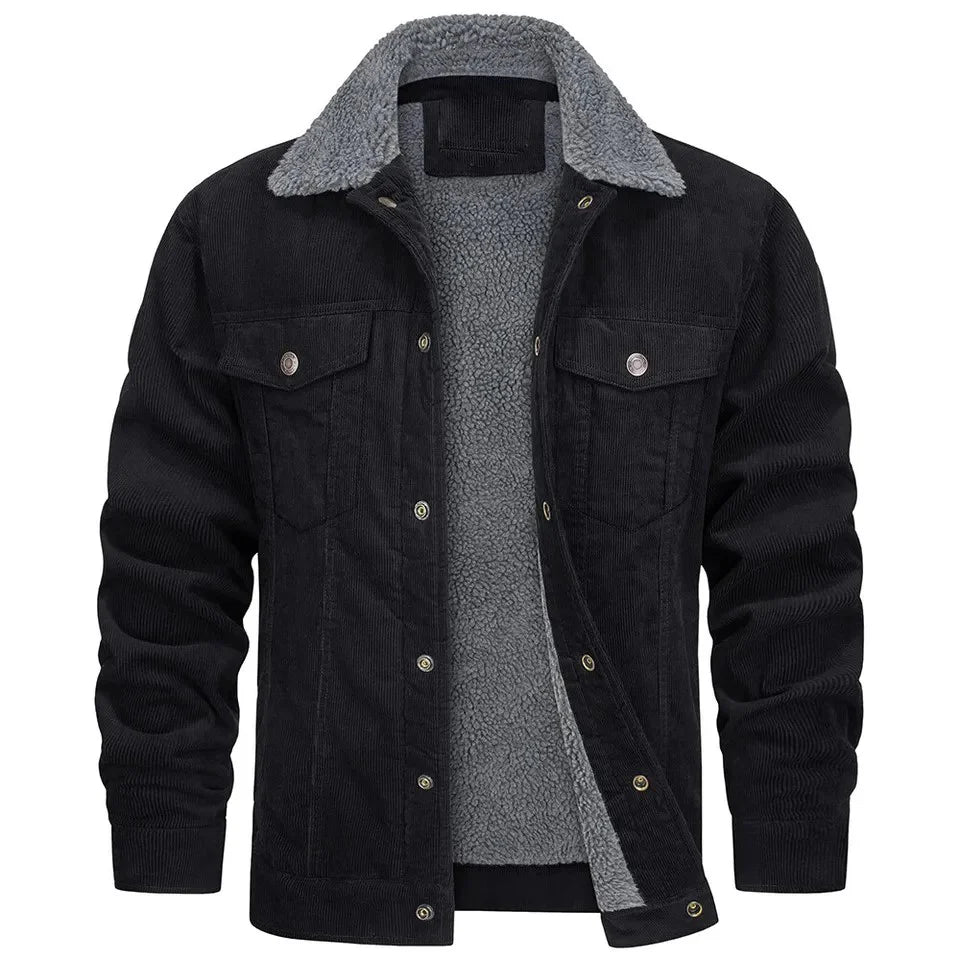 Herense Winterjas Elegante Vintage Stijl