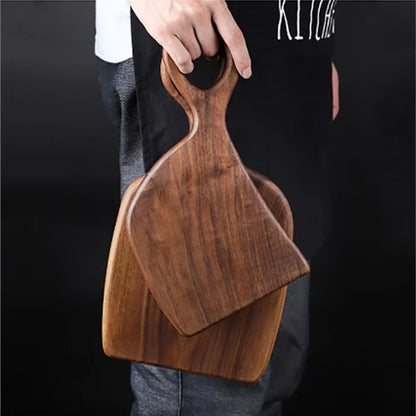 Massief Houten Snijplank Set van 2 met Ophangoog – Walnoot 34 cm Keukenhulp Serveerplanken