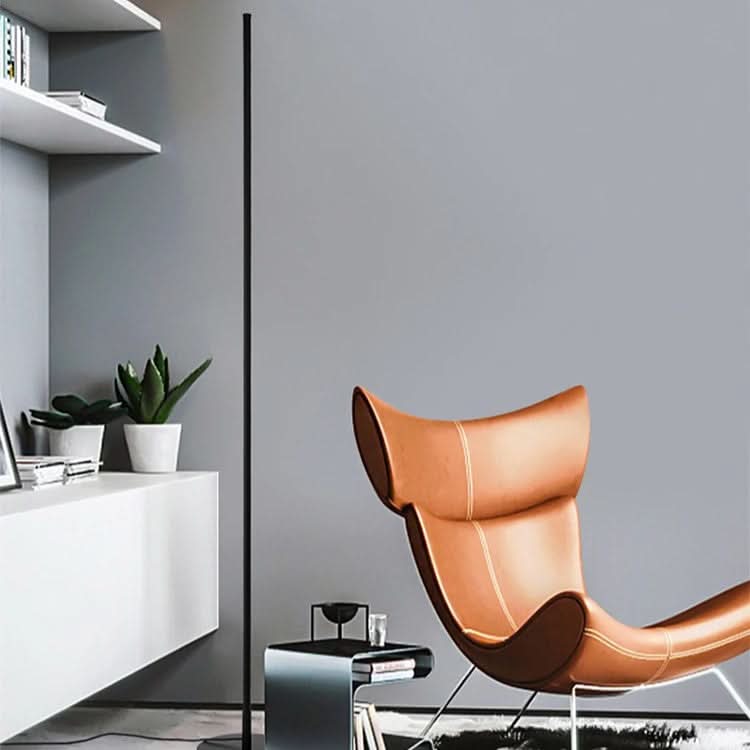 LED Vloerlamp Modern Minimalistisch Slank 140cm Metaal Zwart Warm Wit 20W Staande Lamp Woonkamer