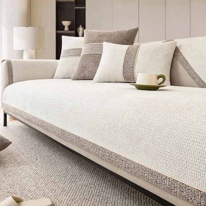Bankbeschermer met Antislip – Linnen Bankhoes voor Bescherming & Comfort