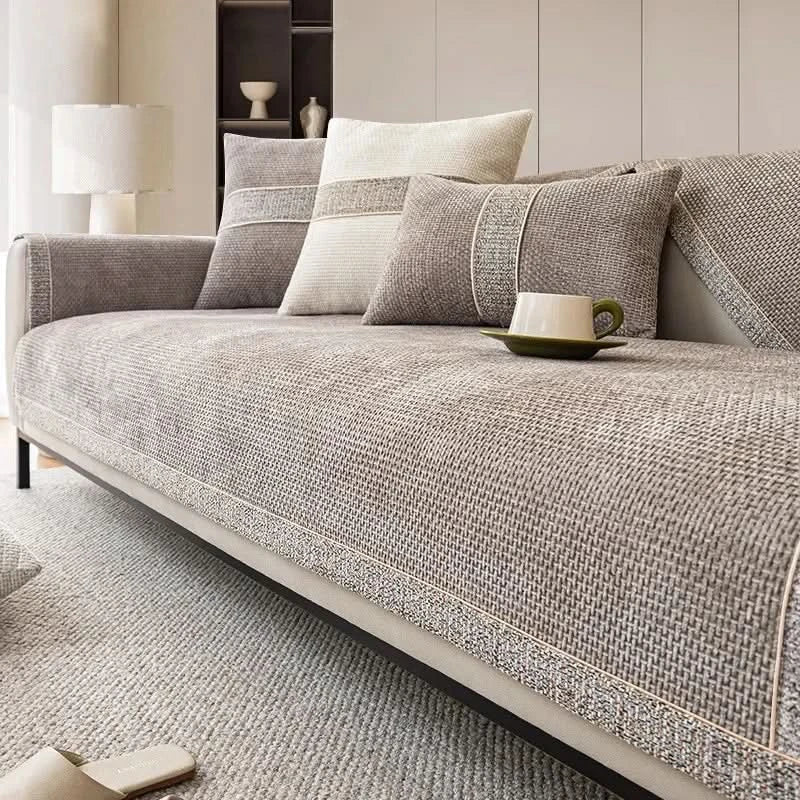 Bankbeschermer met Antislip – Linnen Bankhoes voor Bescherming & Comfort