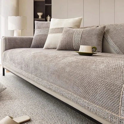 Bankbeschermer met Antislip – Linnen Bankhoes voor Bescherming & Comfort