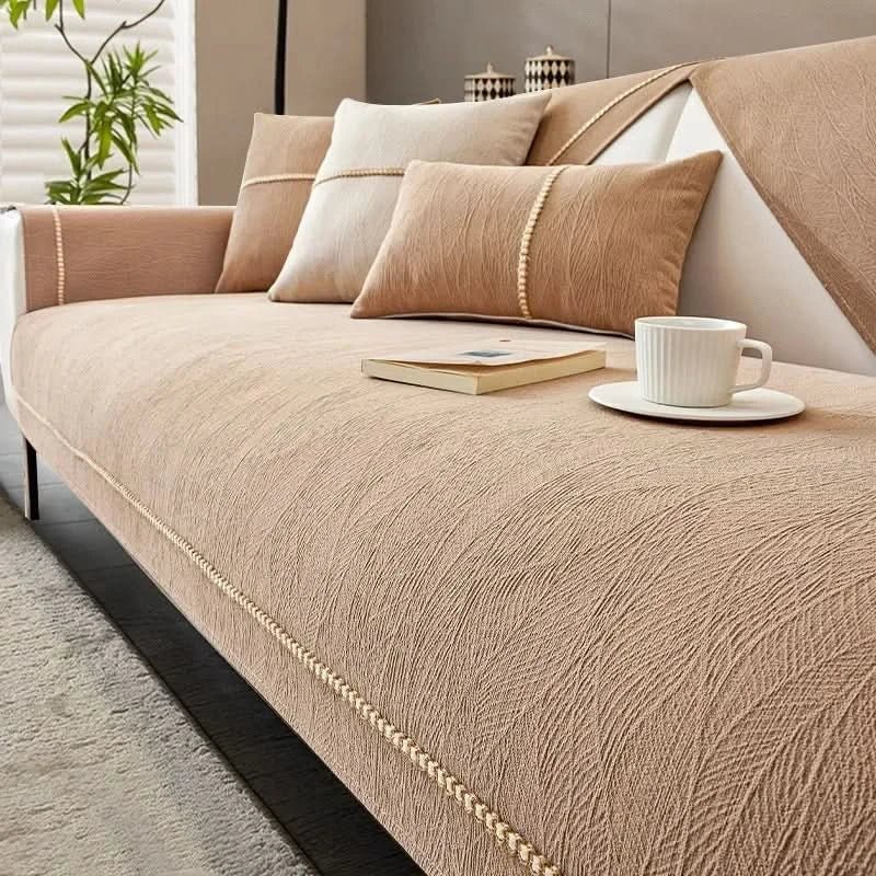 Bankbeschermer met Antislip – Linnen Bankhoes voor Bescherming & Comfort