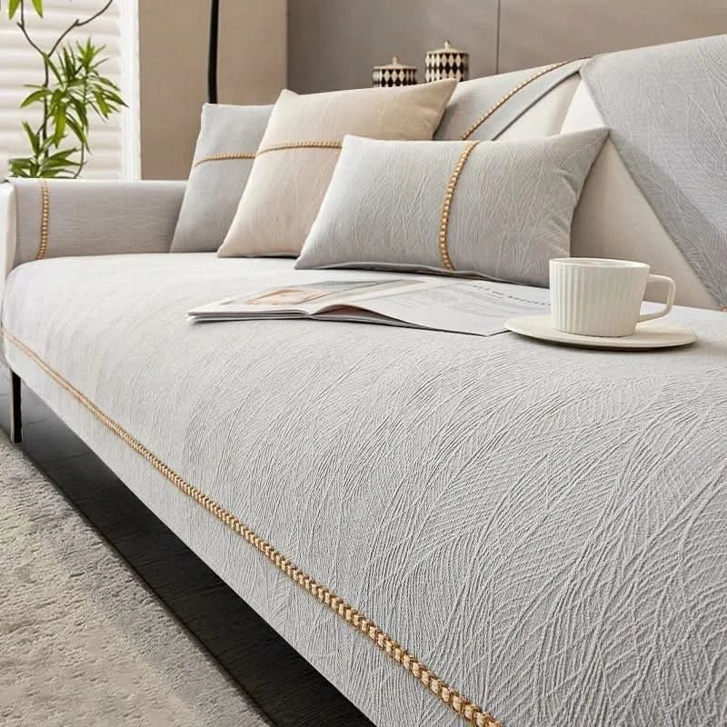 Bankbeschermer met Antislip – Linnen Bankhoes voor Bescherming & Comfort