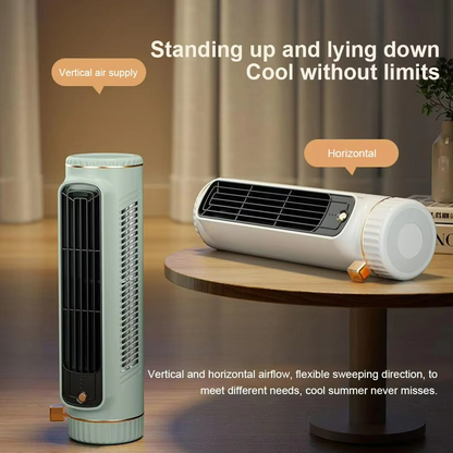 Bladloze Ventilator met 360° Luchtcirculatie en IJsverfrissende Technologie – Stille Werking & Veilig Ontwerp