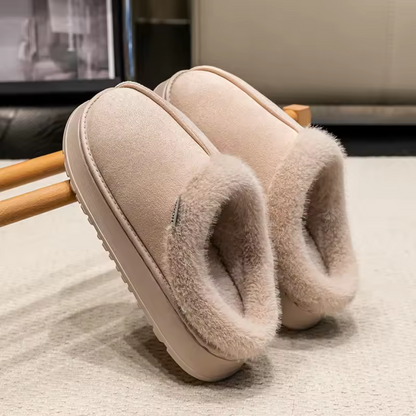 Pluche Pantoffels met Imitatiebont Voering voor Volwassenen