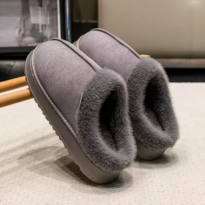 Pluche Pantoffels met Imitatiebont Voering voor Volwassenen