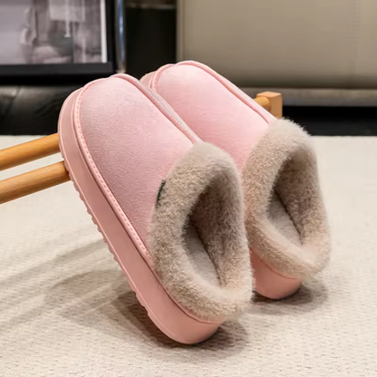 Pluche Pantoffels met Imitatiebont Voering voor Volwassenen