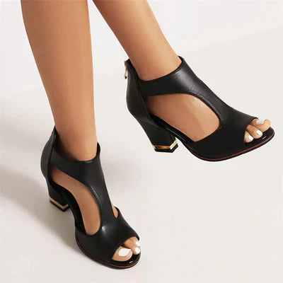 Comfort Sandalen met Glimmende Bergen Design