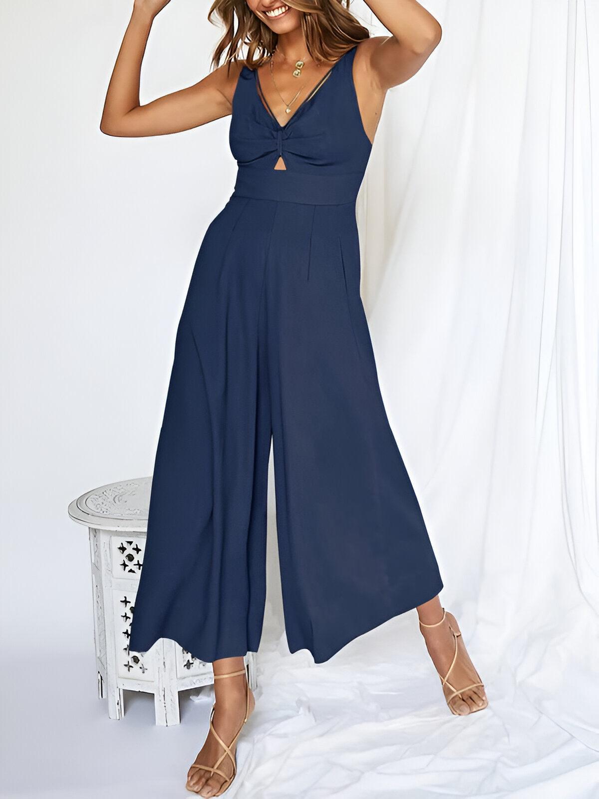 Jumpsuit Met Lange Mouwen Zomerjurk Voor Vrouw