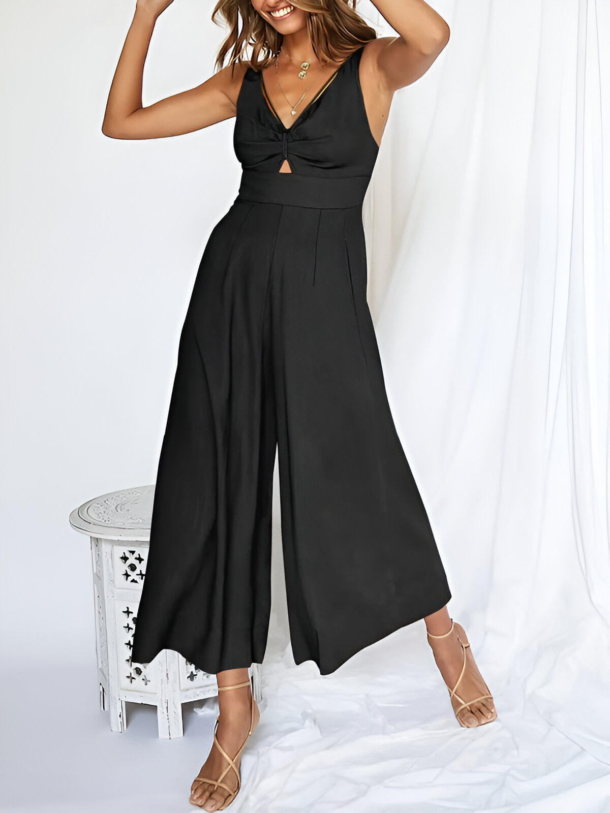 Jumpsuit Met Lange Mouwen Zomerjurk Voor Vrouw