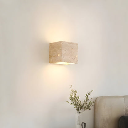 Buitenlamp Travertin Steen Up Down LED IP65 3000K Gevel