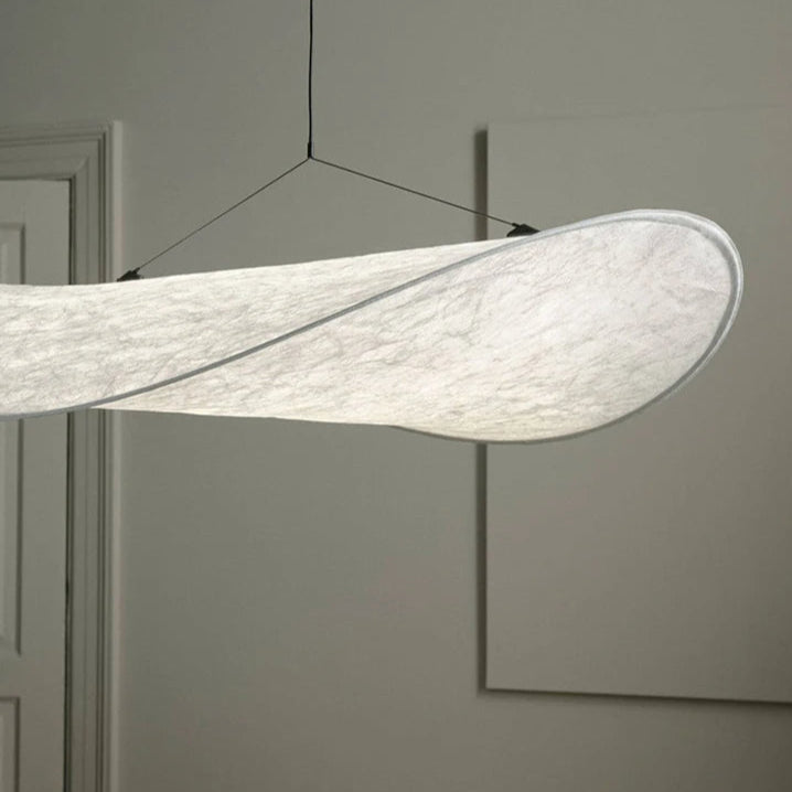 Hanglamp Japandi Handgeweven Zijde Wit Ø40 Ø60 Ø80 Slaapkamer Eetkamer