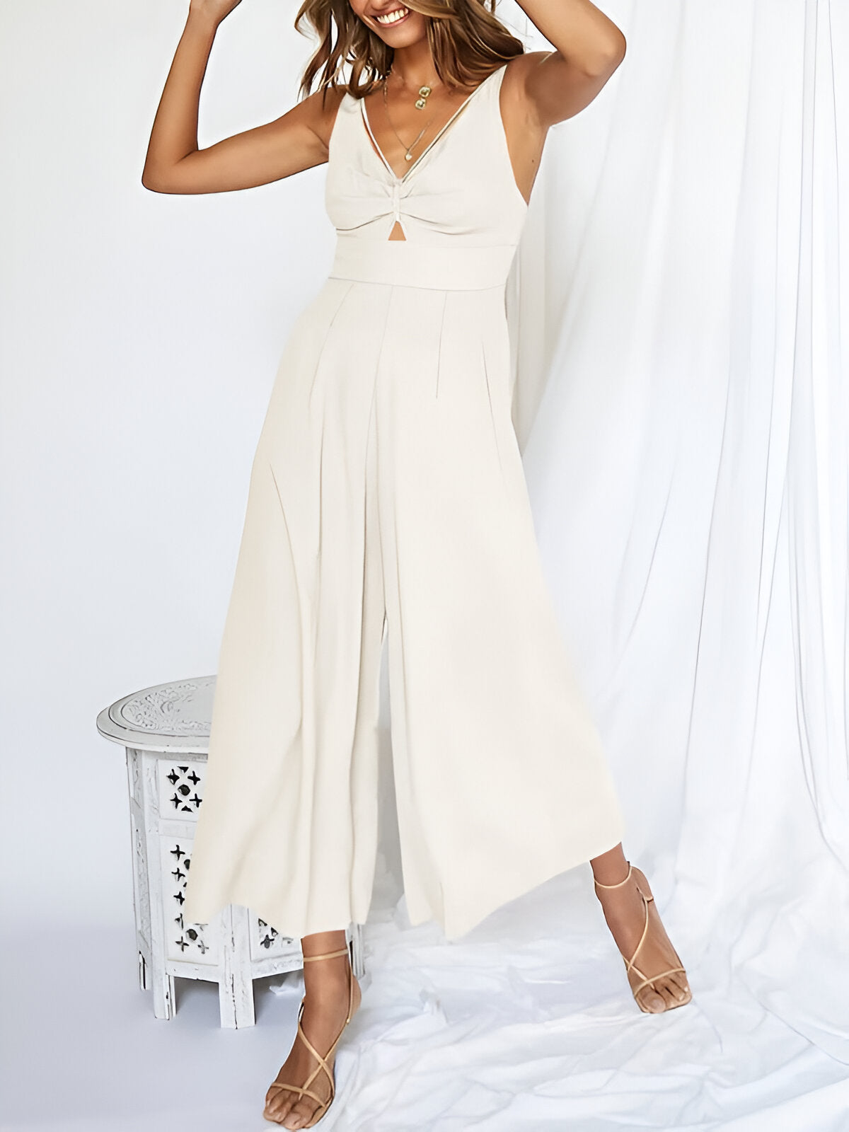 Jumpsuit Met Lange Mouwen Zomerjurk Voor Vrouw