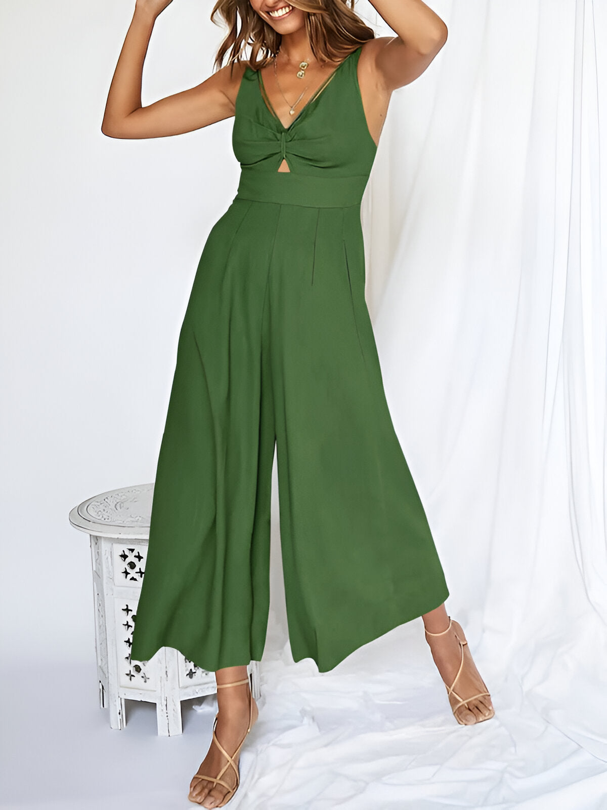 Jumpsuit Met Lange Mouwen Zomerjurk Voor Vrouw