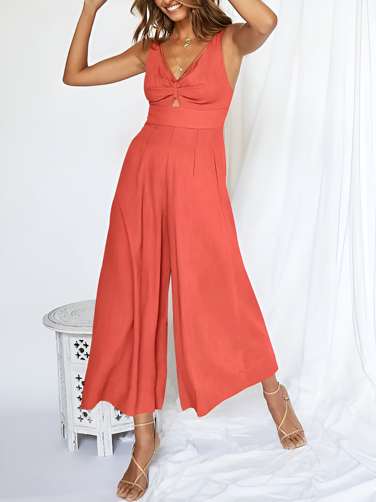 Jumpsuit Met Lange Mouwen Zomerjurk Voor Vrouw