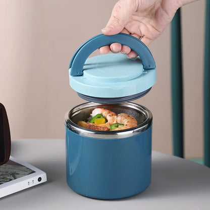 Thermische Lunchpot Edelstaal 630ml of 1000ml Auslekvrij Voedselcontainer met Dubbele Wandisolatie voor Warme Soep Pasta Maaltijden Werk School Onderweg