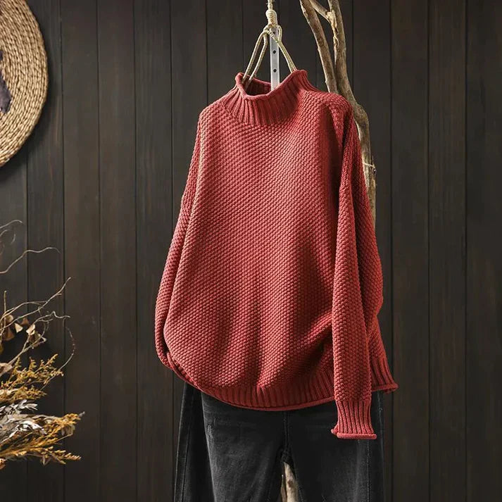 Dames Trui Turtleneck Zacht Warme Wintertrui
