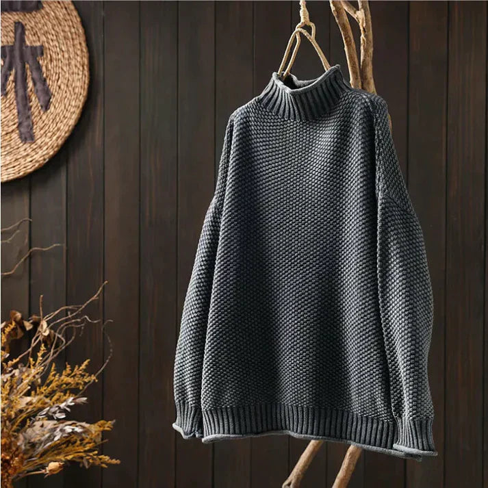 Dames Trui Turtleneck Zacht Warme Wintertrui - StudioMarella