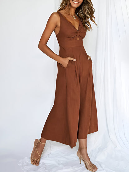Jumpsuit Met Lange Mouwen Zomerjurk Voor Vrouw