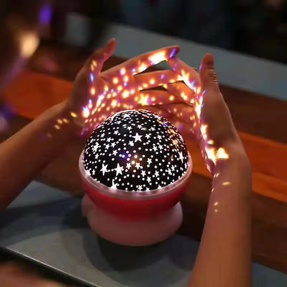 Sterrenprojector LED Nachtlamp met 360° Rotatie en Timer voor Kinderkamer en Slaapkamer | Oplaadbaar