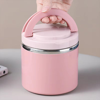 Thermos Voedselcontainer RVS Lekvrij 630ml of 1000ml Dubbelwandig Geïsoleerd Warm Koud Onderweg