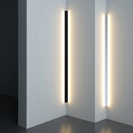 Minimalistische Lineaire Wandlamp Met Geïntegreerde LED Verlichting En Modern Design