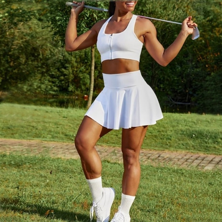 Sport Skort met Short en Zijzakjes voor Vrouwen