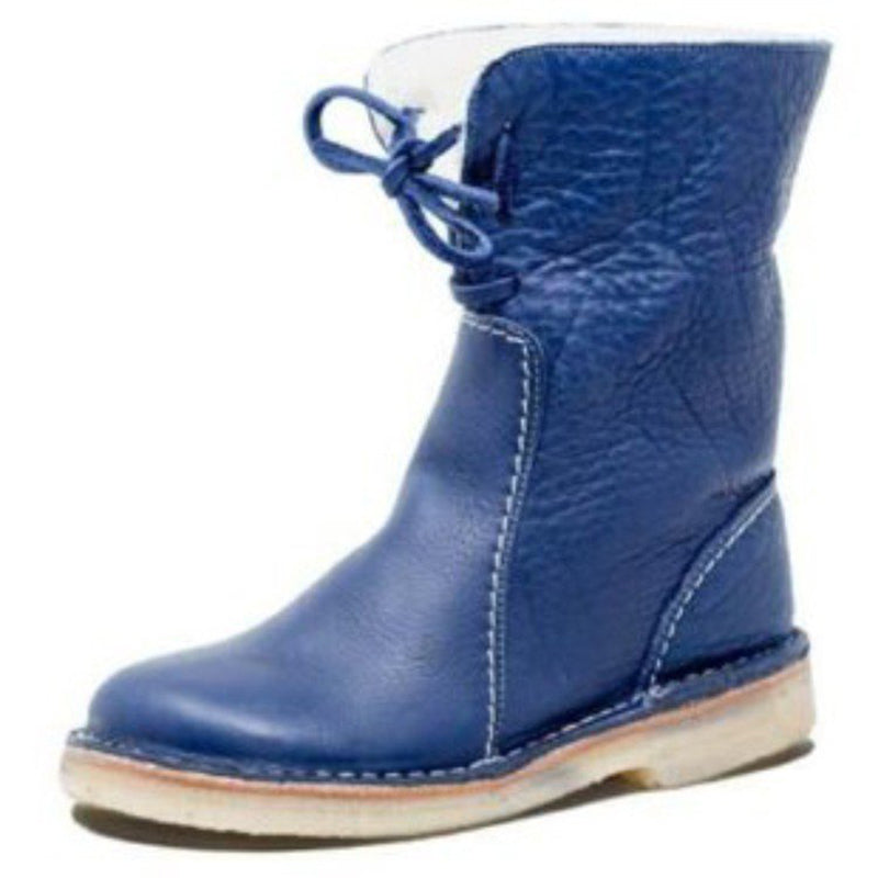 Waterdichte Winterlaarzen Bruin Leer Antislip