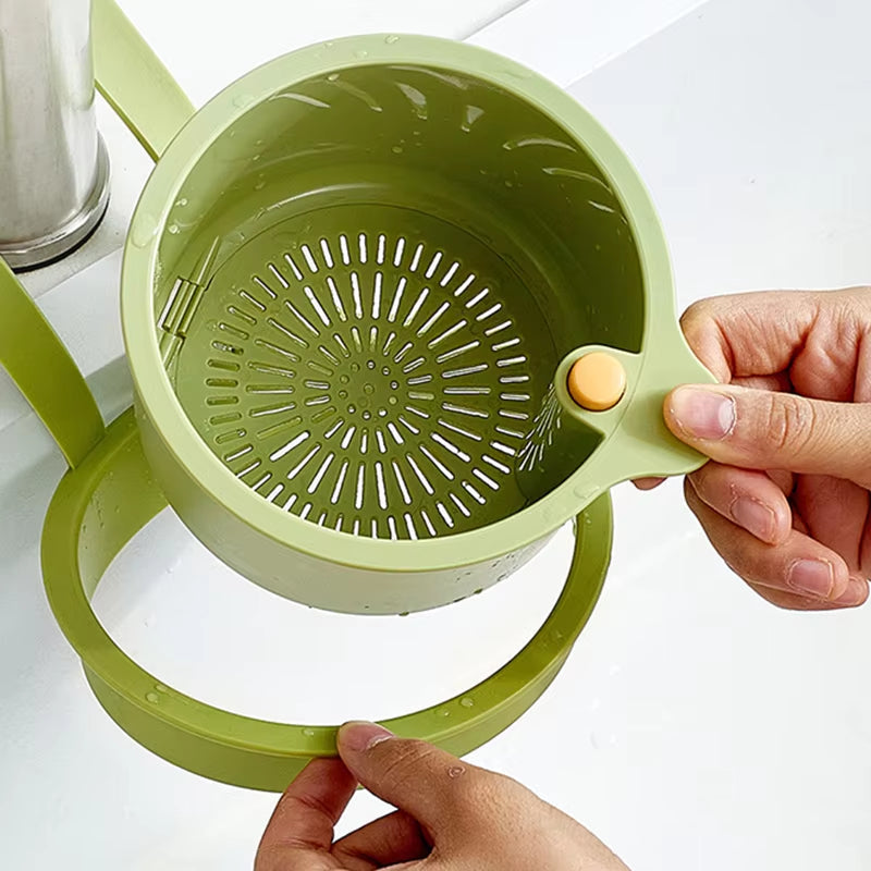 Hangend Afdruipmandje Kunststof 20x14x13 cm Keuken Kraan Zeef Afvoer Voedselresten Filter Gootsteen Organizer BPA-vrij