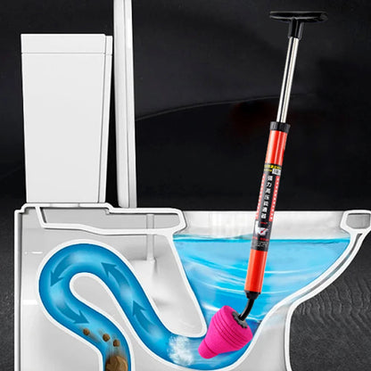 Afvoerstokker Hogedruk ABS Rubber 64cm 80PSI 5,5bar Toilet Wastafel Douche Badkuip Keuken Zonder Chemie Herbruikbaar Rood Zwart
