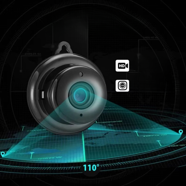 Discreet HD Beveiligingscamera 1080p met Magnetische Montage Draadloos Wifi Nachtzicht Bewegingsdetectie