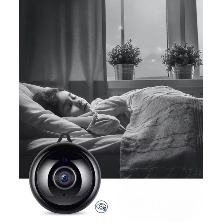 Discreet HD Beveiligingscamera 1080p met Magnetische Montage Draadloos Wifi Nachtzicht Bewegingsdetectie
