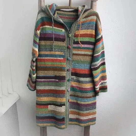 Dames Hoodie Gestreept Casual Stijl - StudioMarella