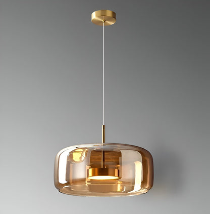 Hanglamp Rookglas Retro Trio Handgeblazen Dimbaar Verstelbaar Zwart