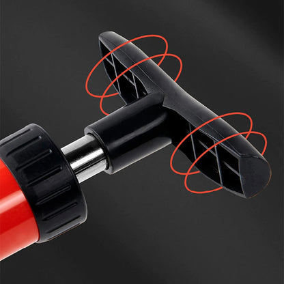 Afvoerstokker Hogedruk ABS Rubber 64cm 80PSI 5,5bar Toilet Wastafel Douche Badkuip Keuken Zonder Chemie Herbruikbaar Rood Zwart