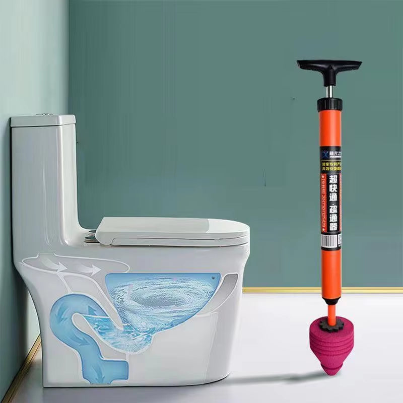 Afvoerstokker Hogedruk ABS Rubber 64cm 80PSI 5,5bar Toilet Wastafel Douche Badkuip Keuken Zonder Chemie Herbruikbaar Rood Zwart